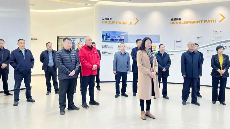 河南省政協(xié)副主席霍金花一行蒞臨旭瑞集團參觀(guān)調研！